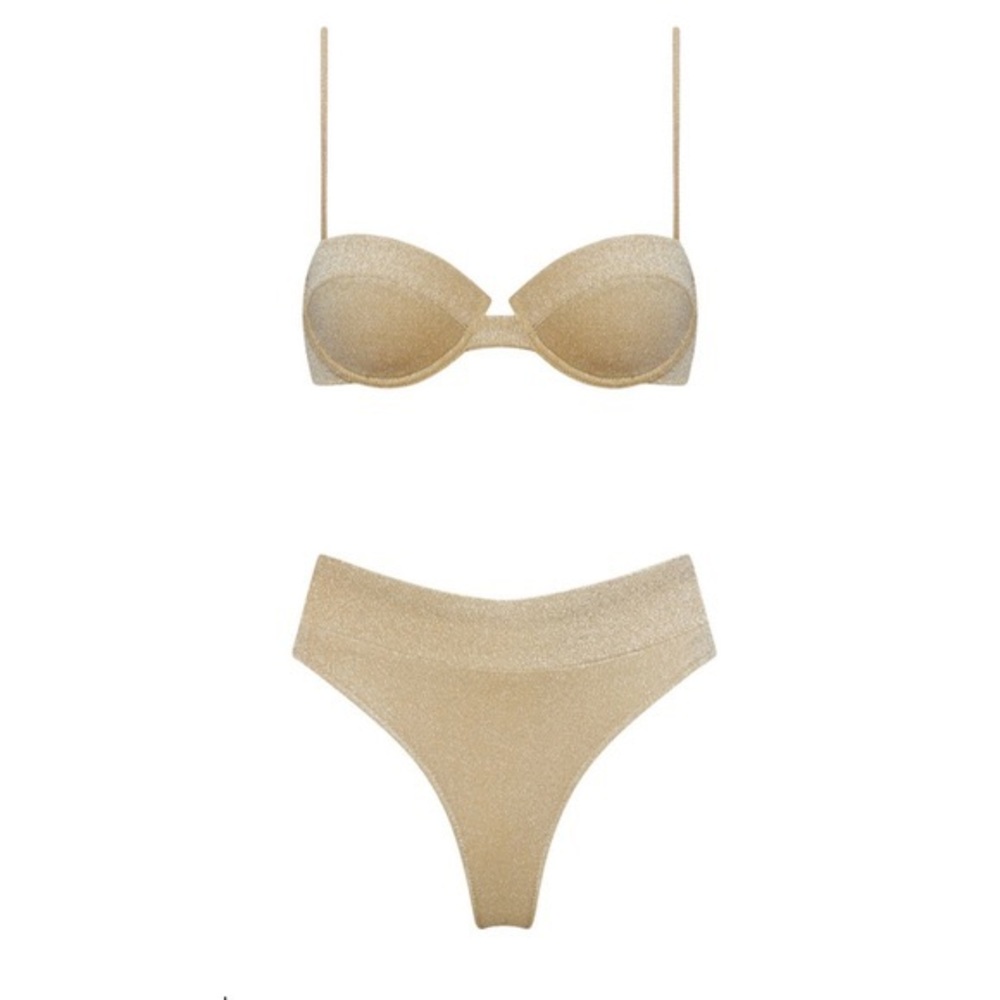 Triangl Swim Dylla Bikini in Gold